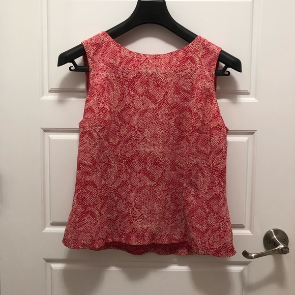 🇨🇦 LINEA DOMANI Vintage 100% Cotton,Sleeveless Top and Full Skirt Set Snake Skin - Picture 2 of 12